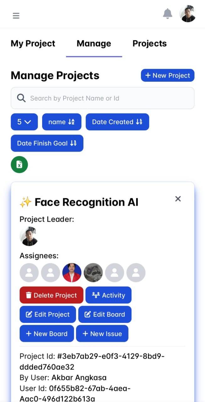 HRIS Angkasa Main Screen